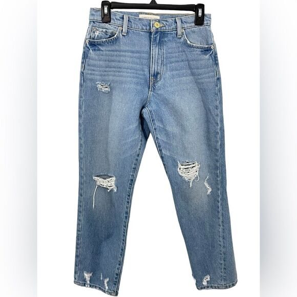 Current/Elliott‎ The Boyfriend Jean in Rainfall Wash Size 25 - Picture 4 of 11